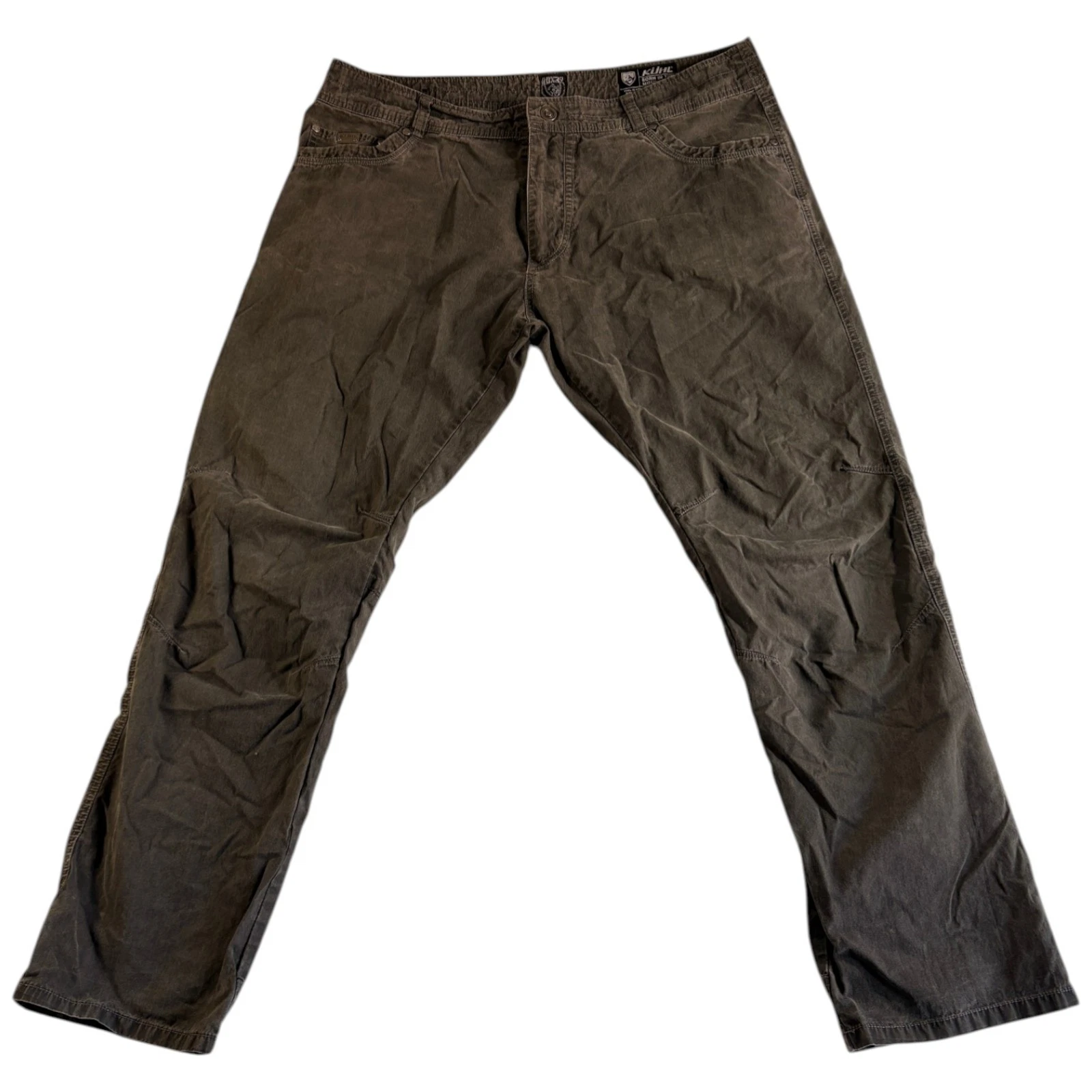 Kuhl Rydr Hiking Pants Mens 40x32 (38x31) Olive Green Straight Leg Camping