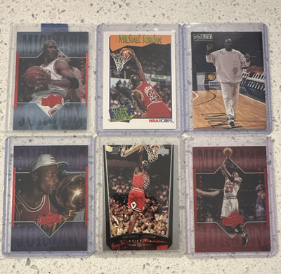 Upper Deck Michael Jordan Chicago Bulls 1996-97 Card Lot (6) Hoops/SPx/Choice
