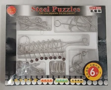 Steel Puzzles box 2 - Can You Separate The Two Pieces? - Sealed