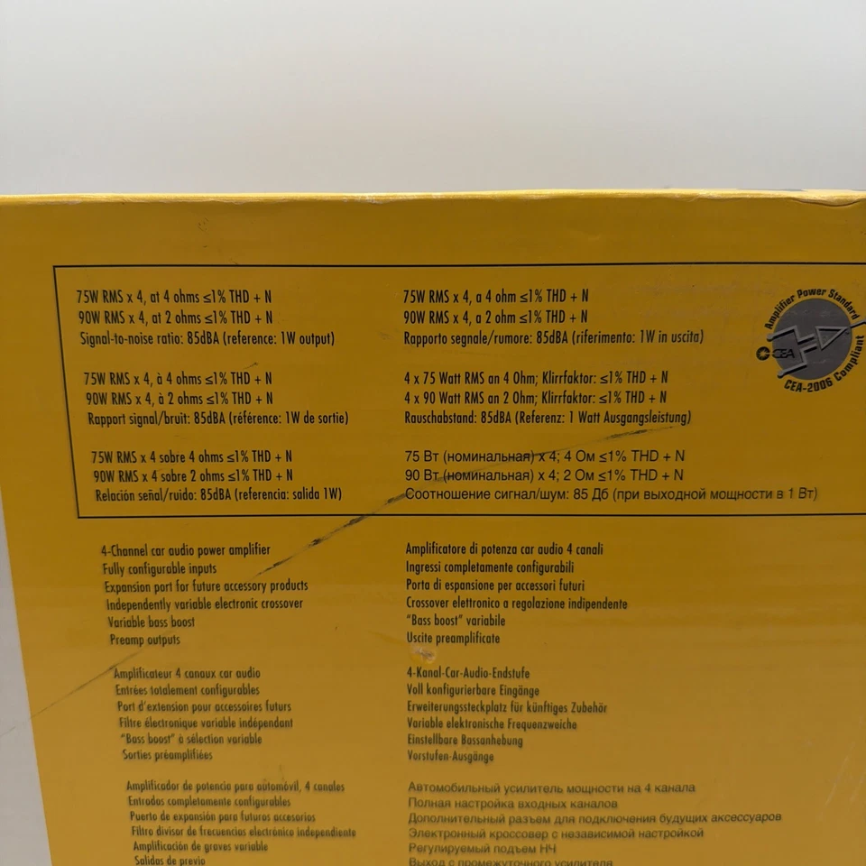 Infinity Reference 5350a amplificador de 5 canales P/N EV0016-22426 475A Foto 4 de 4