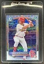 2025 Bowman JJ Wetherholt Chrome Mega Box Refractor 1st #BCP-22 Cardinals