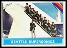 1975-76 Topps NR-MINT Team Photo Seattle SuperSonics #219