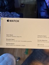 GENUINE Apple Watch Sport Band 45mm M/L Series 9/8/7/6/5/SE - White NEW