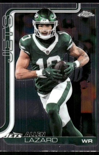Allen Lazard 2025 Topps Chrome #236 Jets NFL READ FREE SHIPPING AutographDen