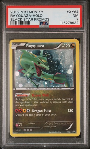 Rayquaza graded PSA 7 for sale on eBay