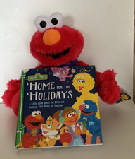 ELMO Plush With Book "Home for the Holidays" NEW Kohl's Cares 2024