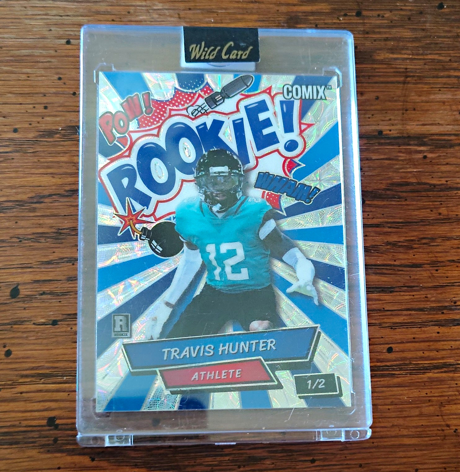 Wild Card Comix 2025 Travis Hunter Colorado Buffaloes ACRRB-TH Rookie 1/2