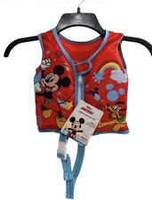Disney Junior Mickey Fabric Swim Vest Size S/M, Ages 1 , 40 Lbs Max