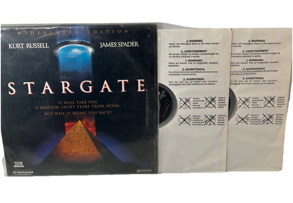 Stargate 1994 Laserdisc LD DTS 2-Disc Widescreen Sci-Fi Adventure VG AC3 THX - Image 3 of 3