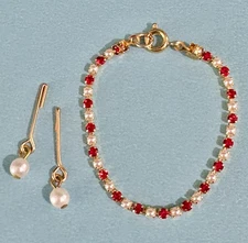 Vintage Doll Jewelry Necklace Madame Alexander Cissette Little Miss Revlon Toni