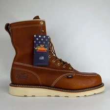 Thorogood 814-4201 Men's 8" Leather Moc Toe Non Safety Work Boots Size 14 D