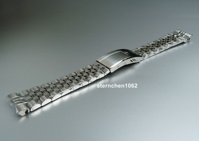 Davosa * Uhrenarmband * Edelstahl * Ternos PentaLink * WaveSlide * 20 + 22 mm