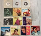 INCREDIBLE COLLECTION OF 13 ELVIS EPS, PICTURE SLEEVES, SINGLES, 10 FIRST PRESS