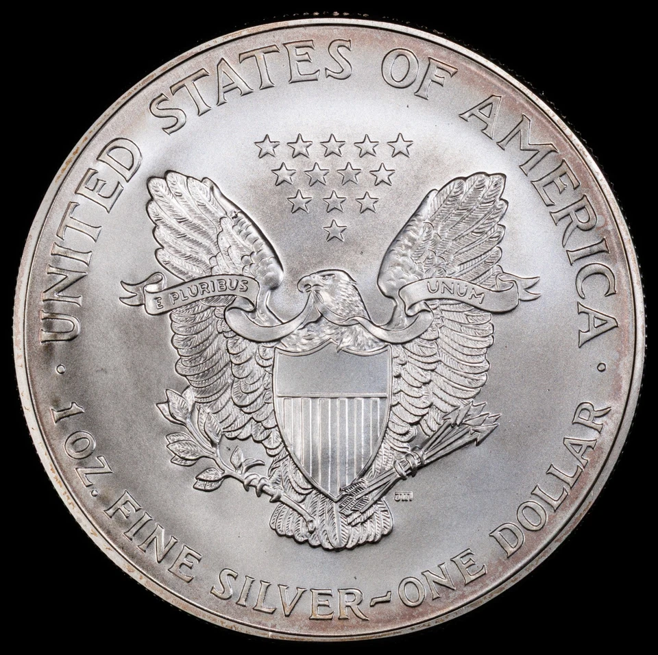 2000 银鹰 $1 美元 PCGS 评级 MS 67 — 第 3/4 张图片