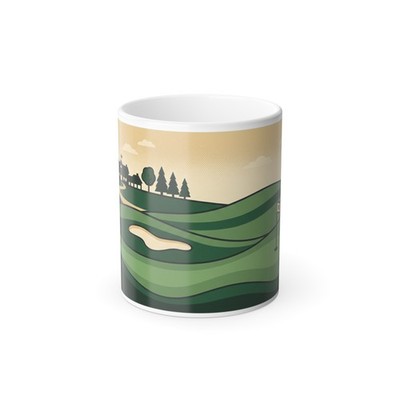 Golf Course Landscape Mug | Color Changing 11oz