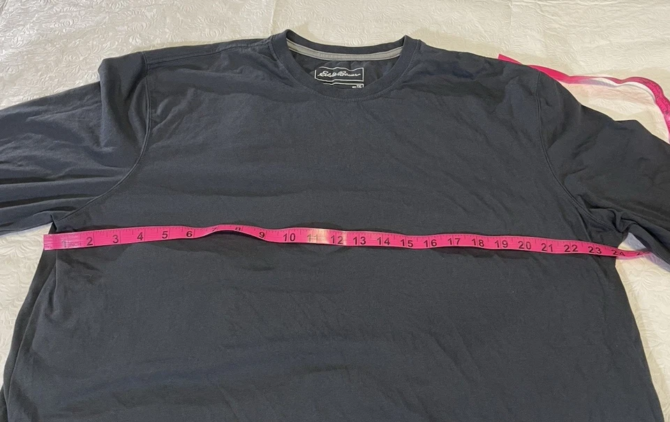 Eddie Bauer Legend Lavado Manga Larga Camiseta Algodón XLT Alto Lote de 2 NUEVO Foto 2 de 4