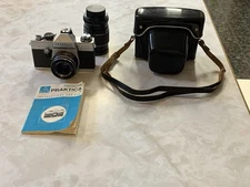 Pentacon PRAKTICA L Hanimex 35mm SLR Film Camera With 135mm 1:2.8 Lens,read