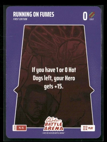 2025 Bo Jackson Battle Arena Griffey #PL-15 Running on Fumes Low Numbered Play