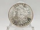 1879-S Morgan Silver Dollar UNC **FLASHY FIELDS BEAUTIFUL COIN** #2