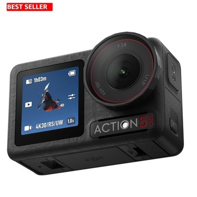 Dual Touchscreen Osmo Action 5: 4K Waterproof Camera with Pro-Level Features