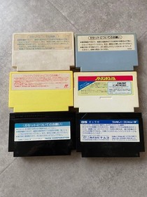Famicom NES Game Lot Set 6 Titles Doraemon F1 Galaga Japan Import