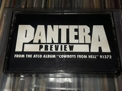 ORIGINAL PANTERA COWBOYS FROM HELL PREVIEW PROMOTIONAL ONLY CASSETTE TAPE METAL