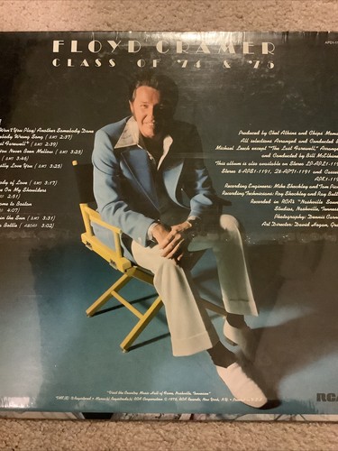 New Floyd Cramer Class Of ‘74 & ‘75 Record Album - Picture 12 of 12