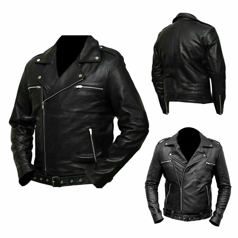 The Walking Dead Negan Jeffrey Dean Morgan Biker Black Sheep