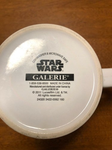 Star Wars 2011 Boba Fett Han Solo Galerie Ceramic Coffee Mug Lucas Films EUC - Picture 9 of 9