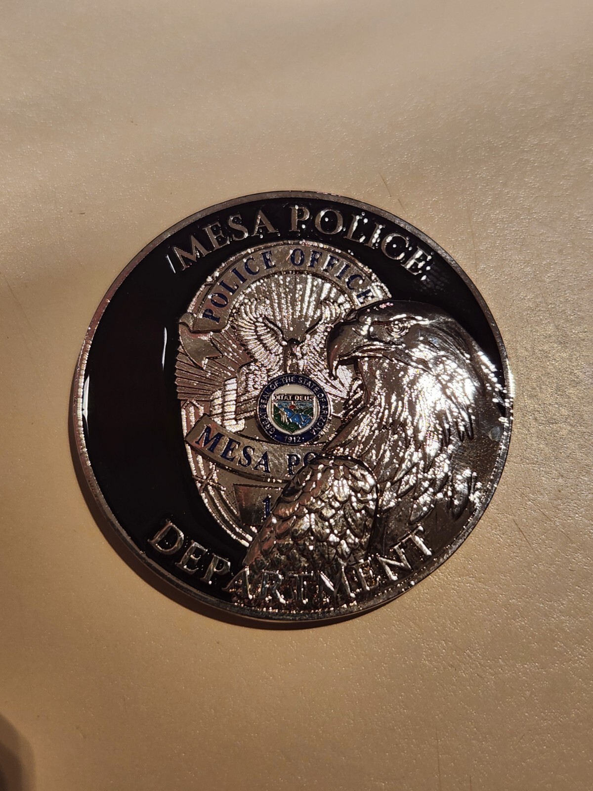 Mesa Police Arizona  Challenge Coin