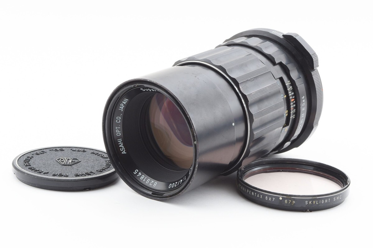 Optics TOP MINT】 Pentax 6x7 SMC Takumar 200mm f/ 4 Optics TOP MINT】 Pentax 6x7 SMC Takumar 200mm f/ 4