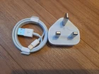 Original Apple iPhone Charger Plug and USB Data Cable