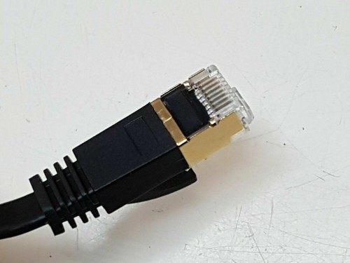 New SSTP CAT7 FLAT 2M 32AWG UTP Networks LAN Direct Ethernet Cable 10Gbps - Afbeelding 5 van 5