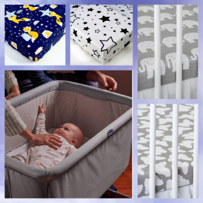 Cot Sheets Chicco Next Me Fitted Sheets 2x Fitted Sheets