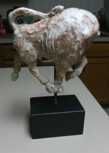 HOROSCOPE TAURUS THE BULL ZODIAC SCULPTURE FIGURE DISPLAY MOUNTED NICE - Picture 3 of 7