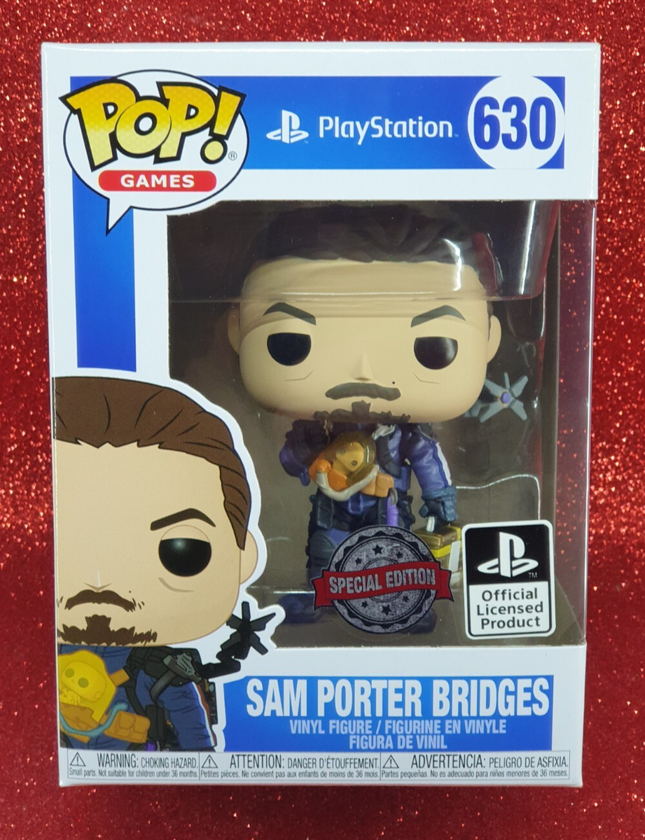 Funko POP ! デスストランディング　サム・ポーターブリッジズ　ノーマン Amazon.com: Funko Death Stranding - Sam Porter Bridges in