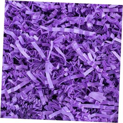  - 2 LB - Purple - Crinkle Cut Paper Shred Filler great for Gift Wrapping, 