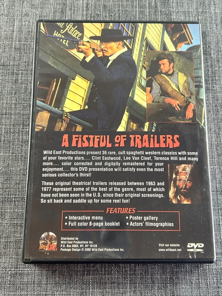 A Fistful of Trailers Wild East DVD Spaghetti Western Collection Volume 1 RARE!! - Image 2 of 3