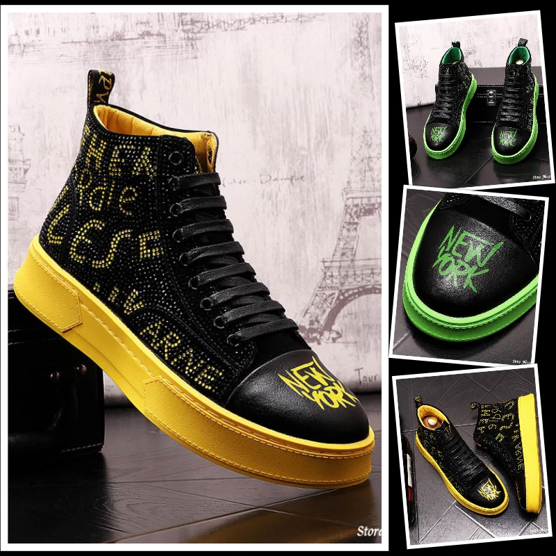 Men's Designer High Top Sneakers