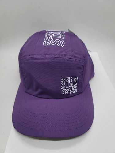 Disney Parks Star Wars 5 Panel Purple Adult Hat Cap New Tags Free Shipping - Picture 6 of 16