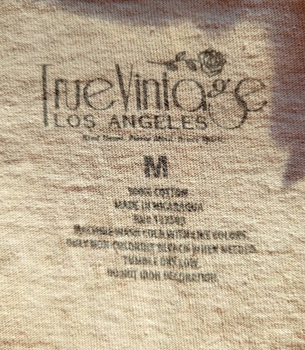 NWT Women's M Medium Light Brown T-Shirt by True Vintage Los Angeles - Bild 7 von 8