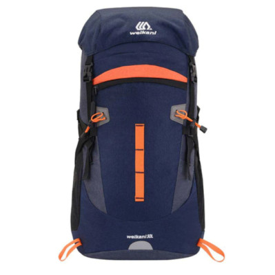 50L Backpack Hiking Bags Large Capacity Sport Rucksack Navy