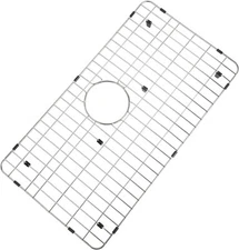 Kitchen Sink Protector, 26”W x 14”L Stainless Steel Grid