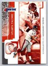 2001 Fleer Game Time #26 Doug Johnson Atlanta Falcons