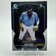 2023 Bowman JUNIOR CAMINERO Chrome #BCP-61 1st Prospects Tampa Bay Rays NOCO