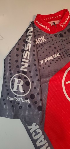 RADIO SHACK TREK NISSAN LIVESTRONG BONTRAGER CYCLING MEN'S 2XL FULL-ZIP POCKETS - Picture 4 of 12