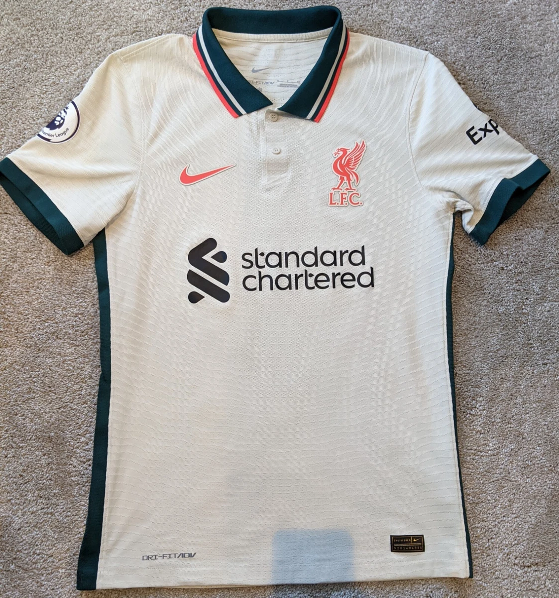 21/22 Nike Liverpool Away Authentic Dri-Fit ADV Small Jersey | eBay