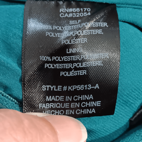 Tuta donna Anthropologie Greylin verde tubino gamba larga pizzo uncinetto taglia M - Foto 5 di 11