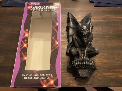 Paper Magic Halloween Gargoyle Hanging Blow Mold Wall Decoration Flashing Eyes