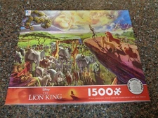 Disney Lion King 1,500 Piece Jigsaw Puzzle Ceaco Sealed New Simba Mufasa 1500